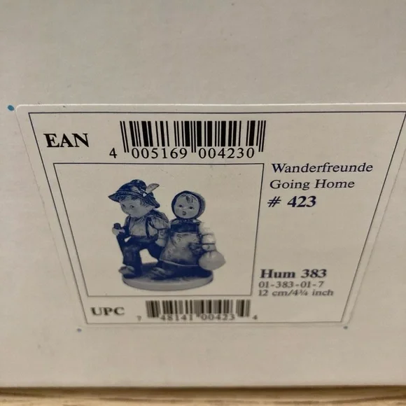 Hummel Goebel Figurine Going Home HUM 383 w/ Original Box & COA *Mint